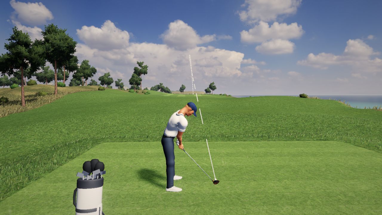 A clifftop tee at Thunder Bluffs